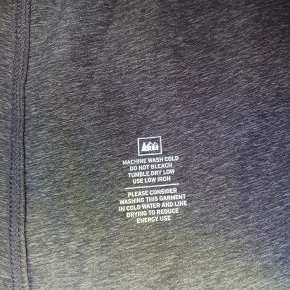 REI Gray Aline Skirt Summer Mini Gather Detail Women's Size Small - Picture 3 of 5